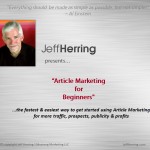 article marketing, jeff herring